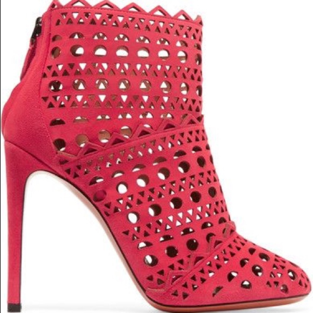 ALAIA LASER CUT HEELS